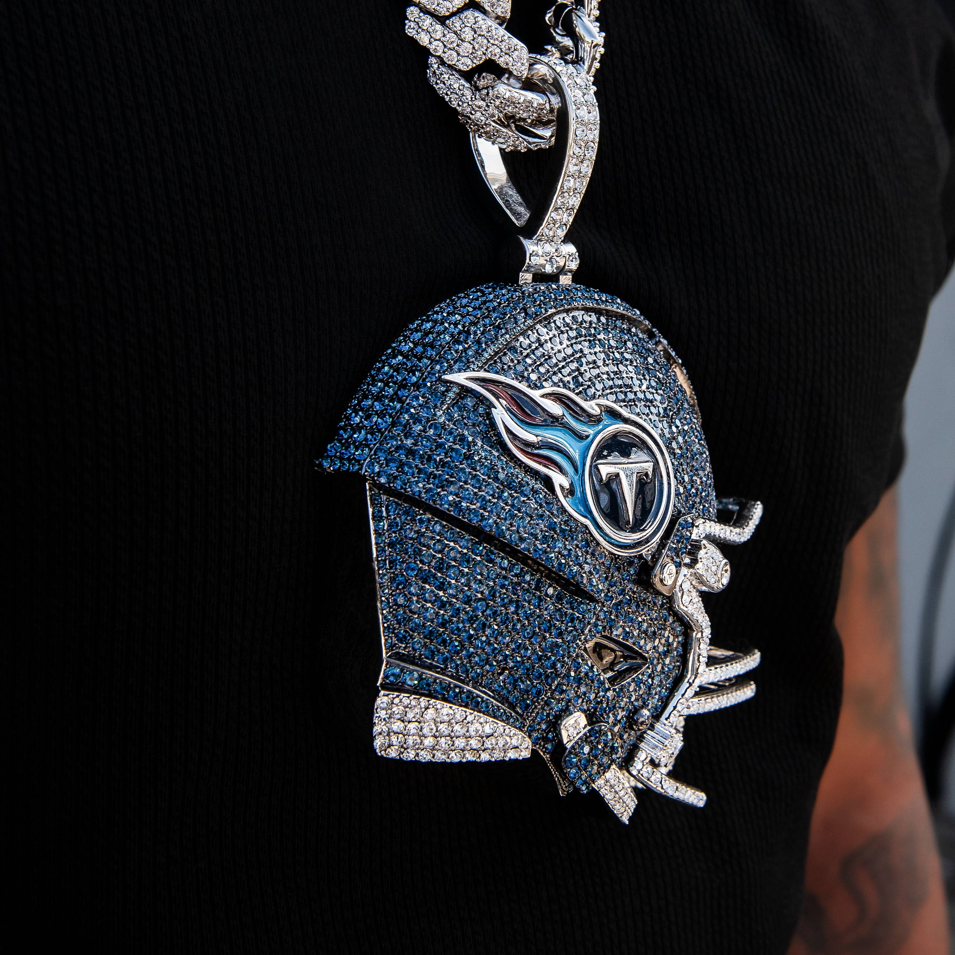Giant Tennessee Titans Official NFL Helmet Pendant
