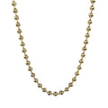 Moon Cut Ball Chain in Yellow Gold Vermeil - 4mm