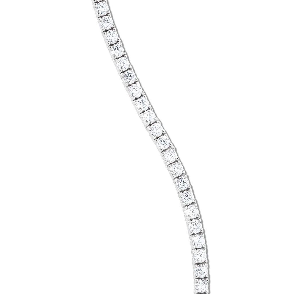 Diamond Tennis Chain in White Gold- 3mm
