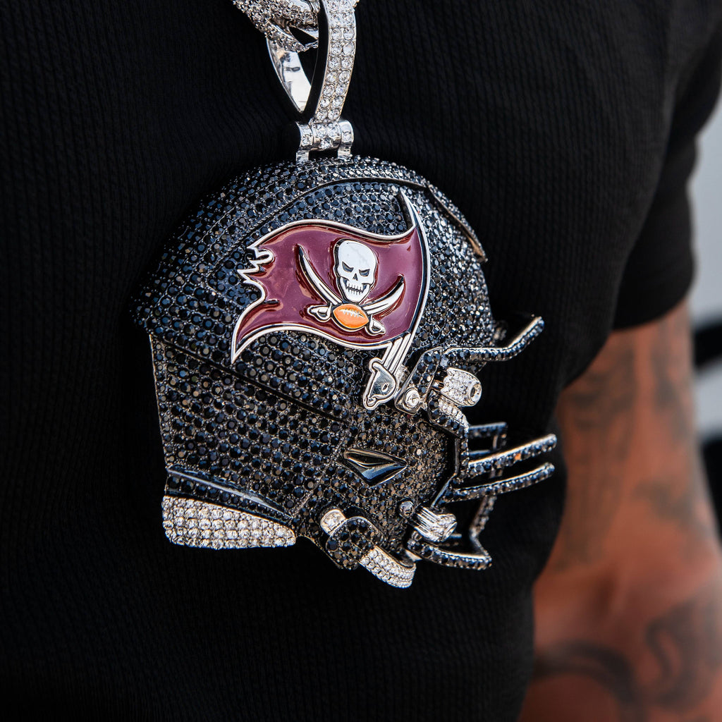 Giant Tampa Bay Buccaneers Official NFL Helmet Pendant