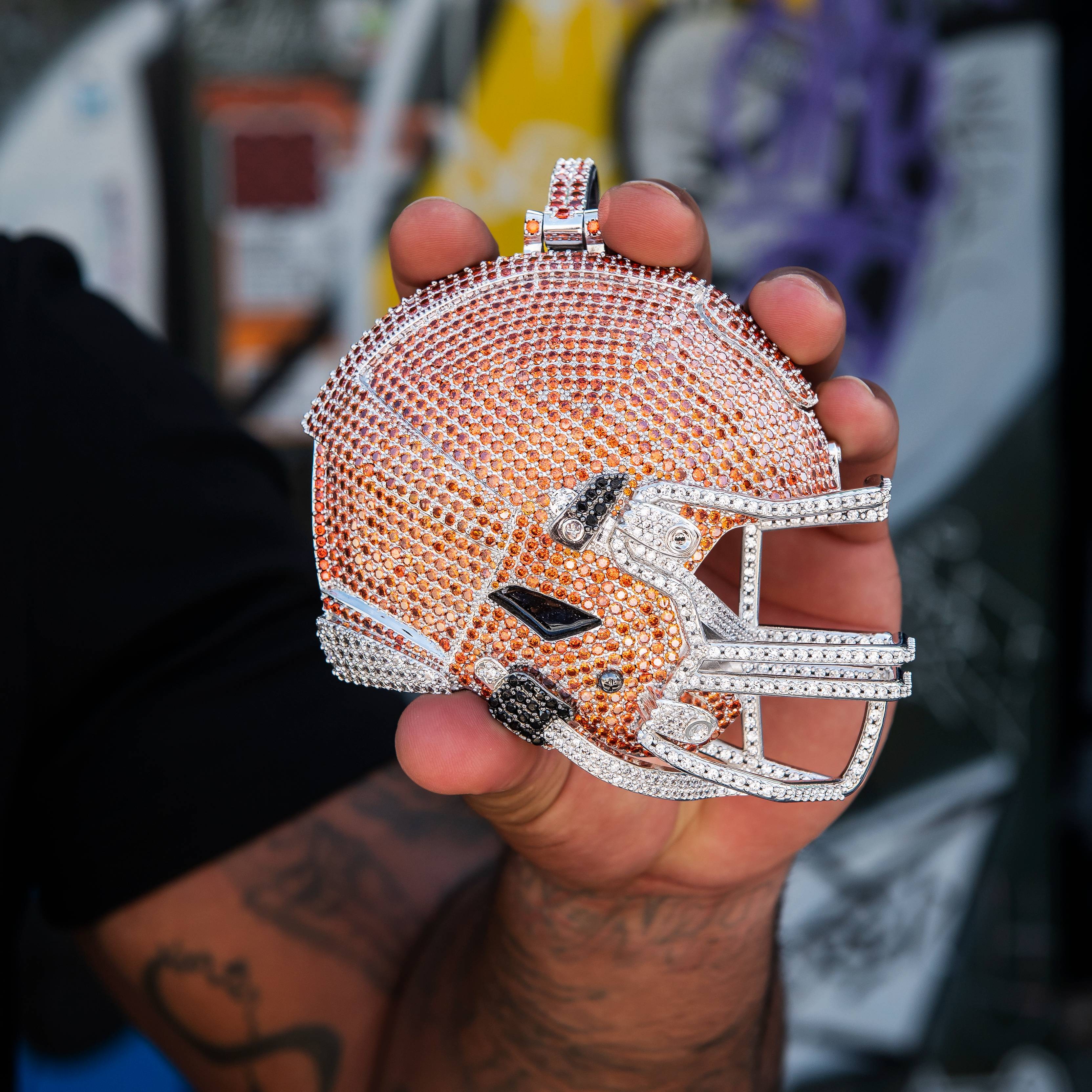 Giant Cleveland Browns Official NFL Helmet Pendant