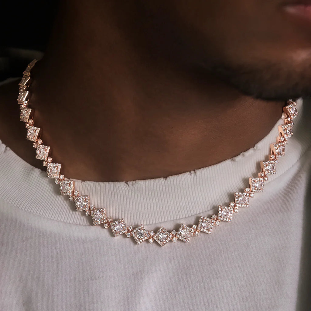 Cloister Link Chain in Rose Gold  - 10mm