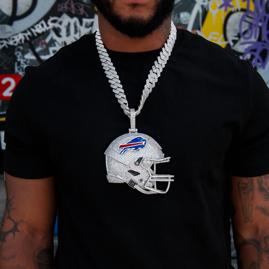 Giant Buffalo Bills Official NFL Helmet Pendant