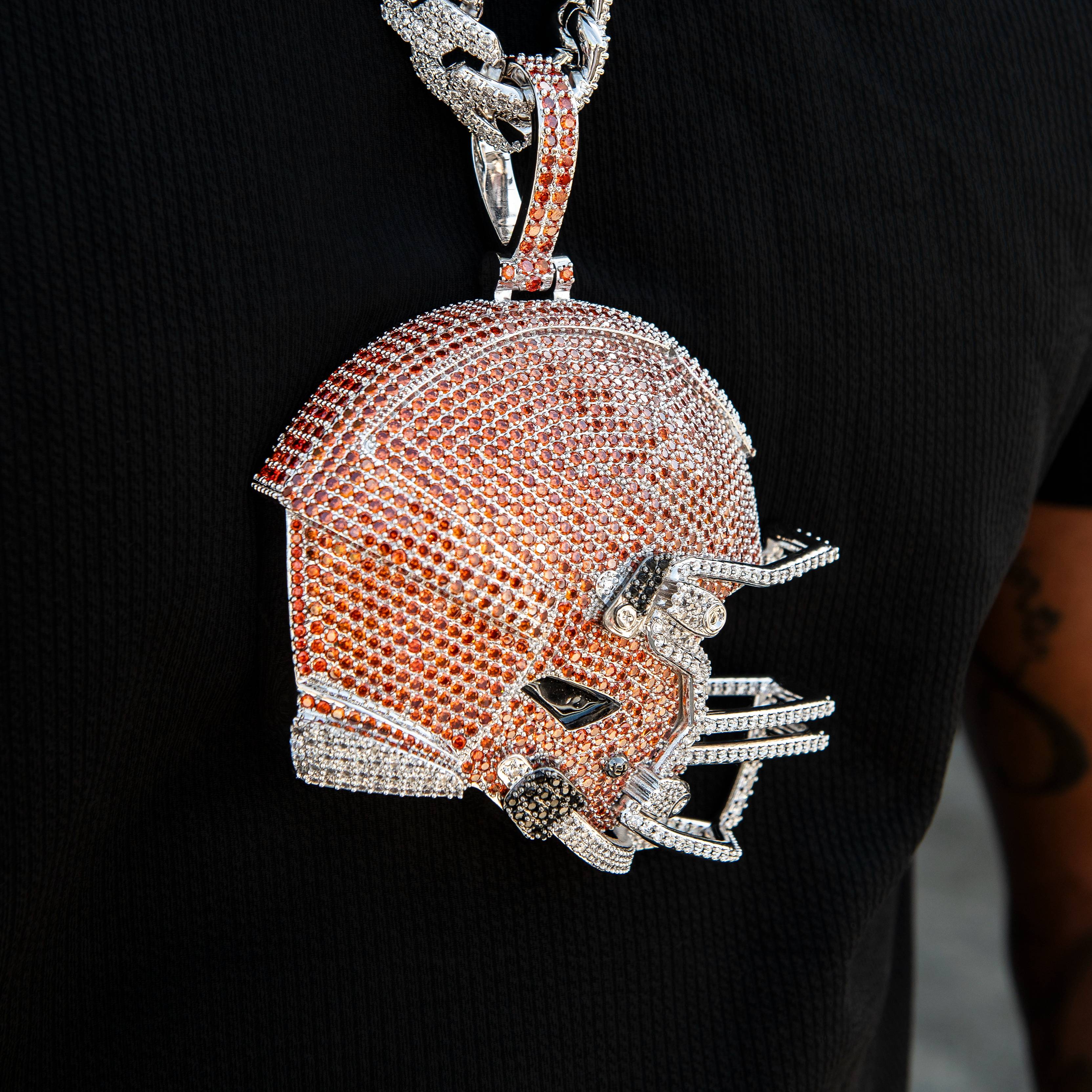 Giant Cleveland Browns Official NFL Helmet Pendant