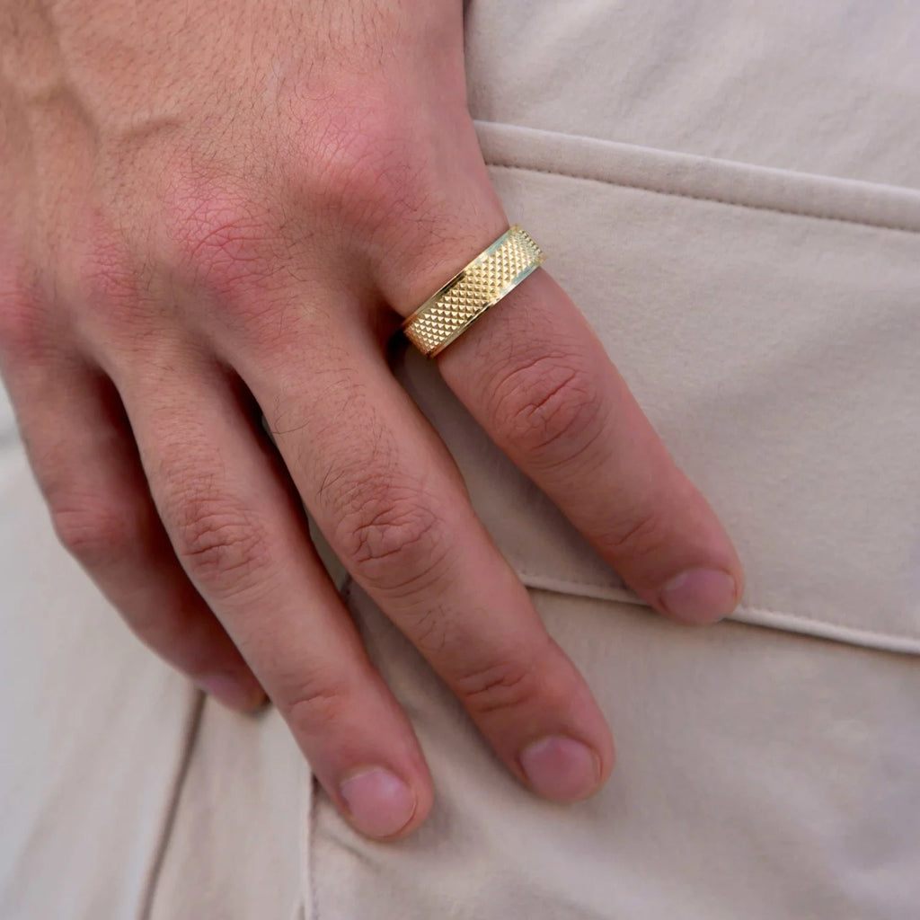 Grooved Spike Ring