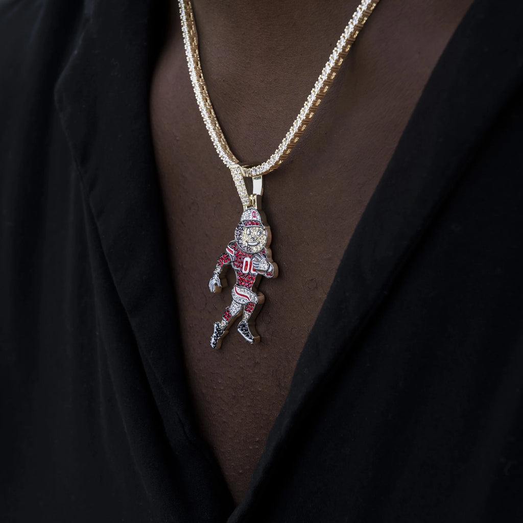 Ohio State Brutus Official NCAA Mascot Pendant