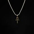 Simple Ankh Pendant in Yellow Gold