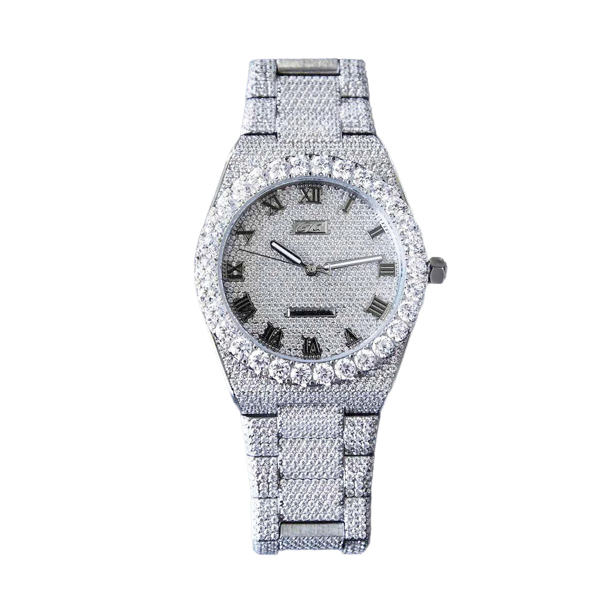 42MM Fully Iced Moissanite Alpha Era® 316