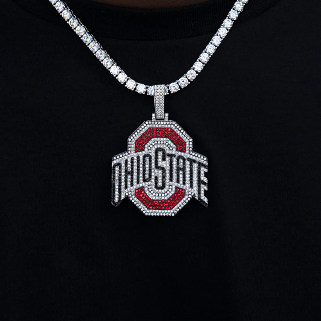 Large Ohio State Buckeyes Official NCAA Logo Pendant