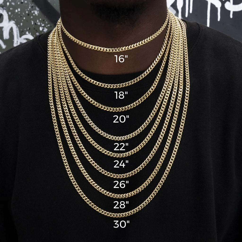 Micro Tennis Chain in White Gold
