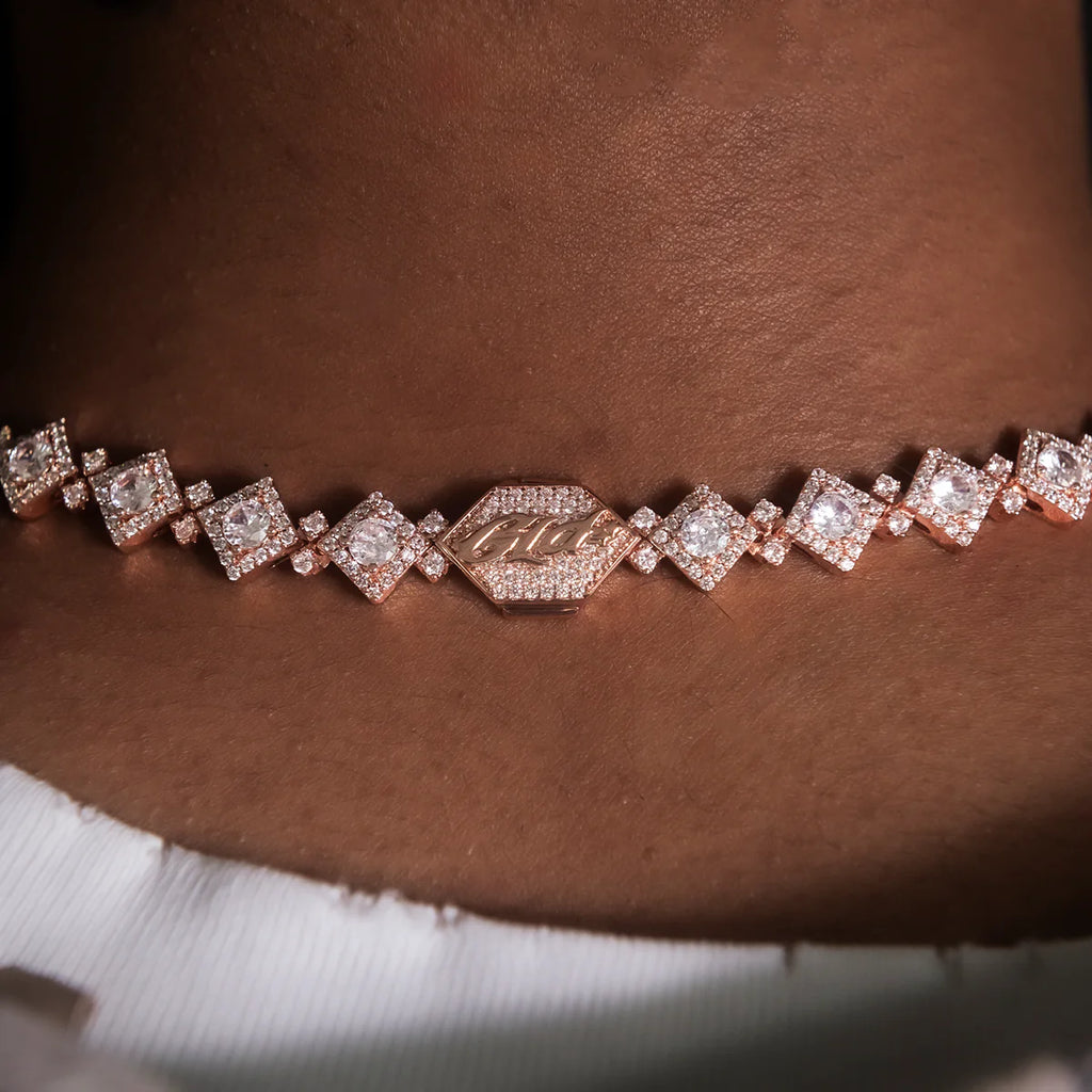 Cloister Link Chain in Rose Gold  - 10mm