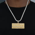 Large Iced The Last Supper Pendant in Yellow Gold