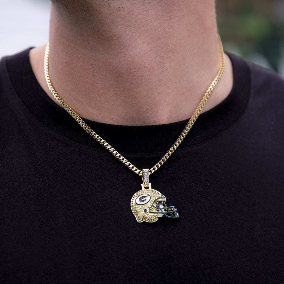 Green Bay Packers Official NFL Helmet Pendant