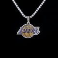 Los Angeles Lakers Official NBA Large Logo Pendant