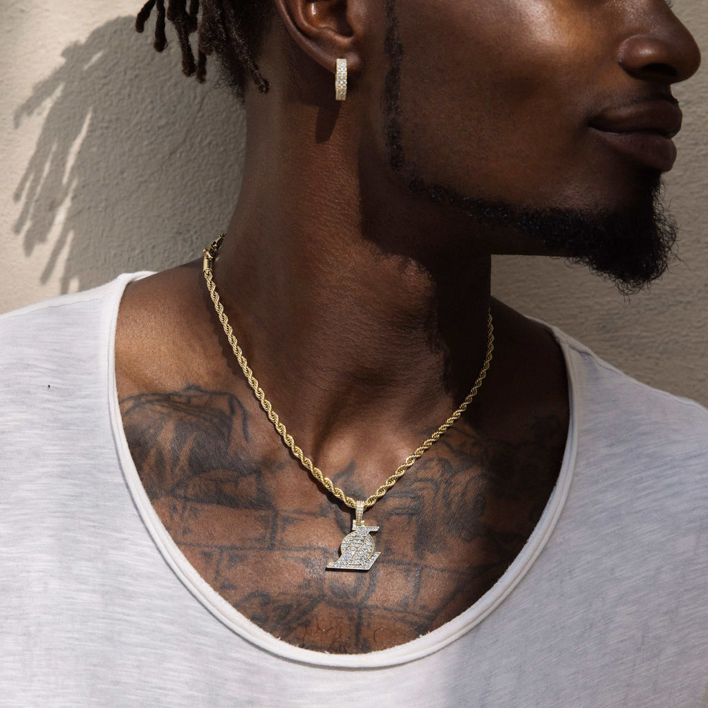 Los Angeles Lakers Official NBA Micro Logo Pendant