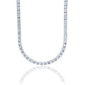 Moissanite Diamond Tennis Chain in Sterling Silver - 5mm