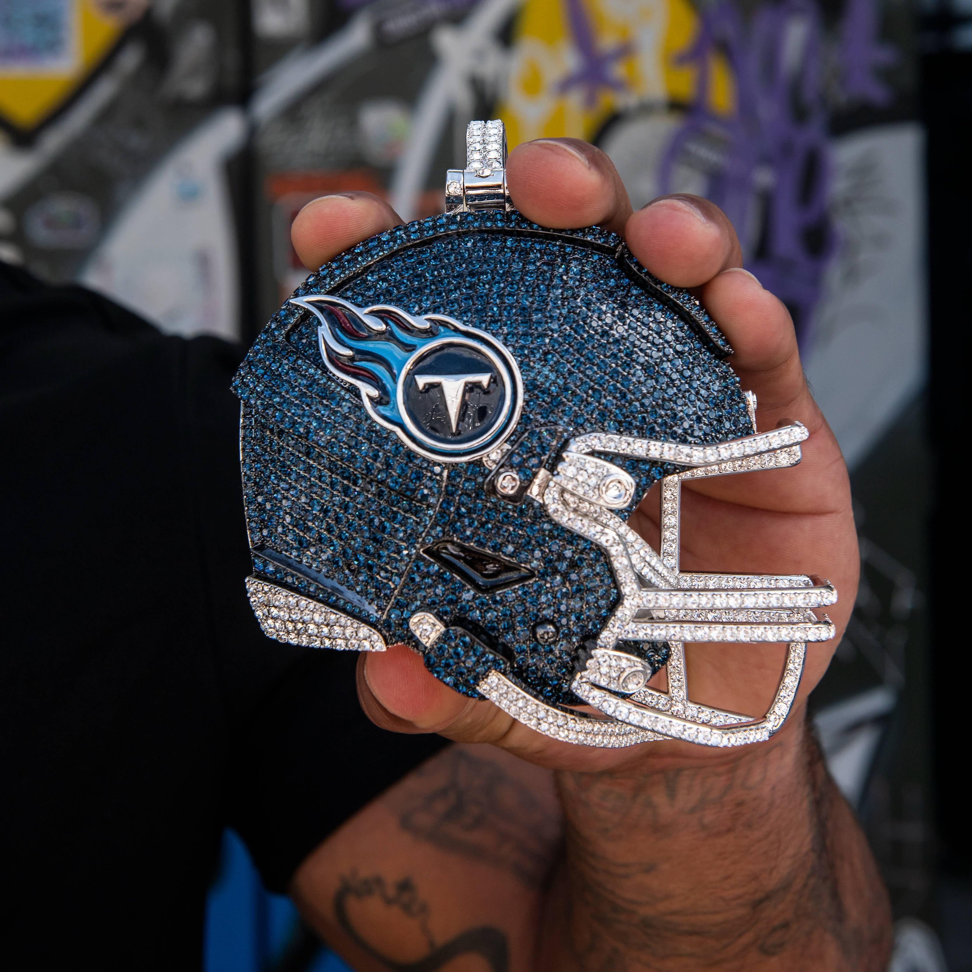 Giant Tennessee Titans Official NFL Helmet Pendant