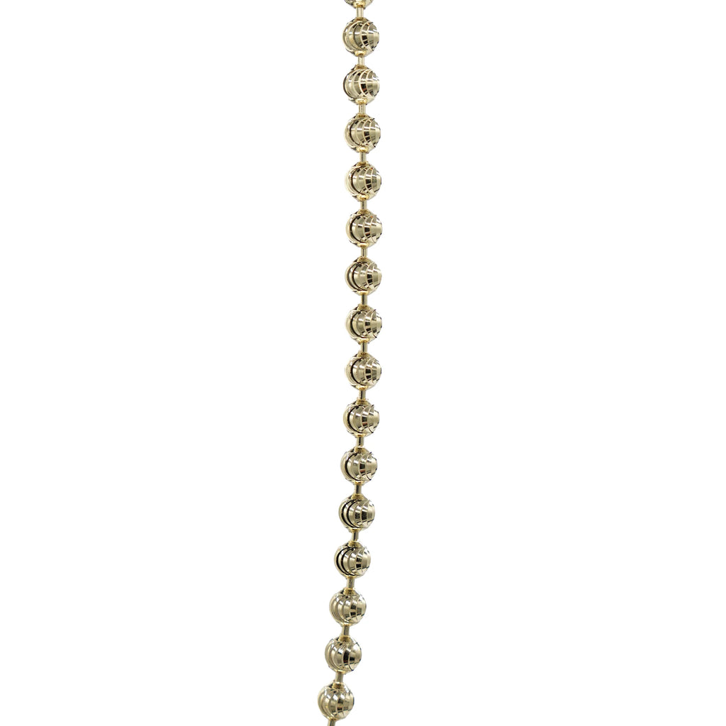Moon Cut Ball Chain in Yellow Gold Vermeil - 4mm