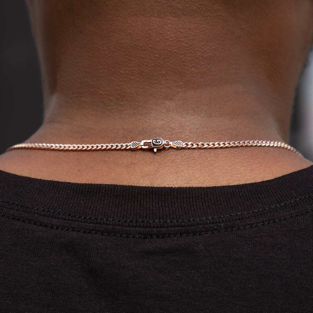 Micro Cuban in Rose Gold
