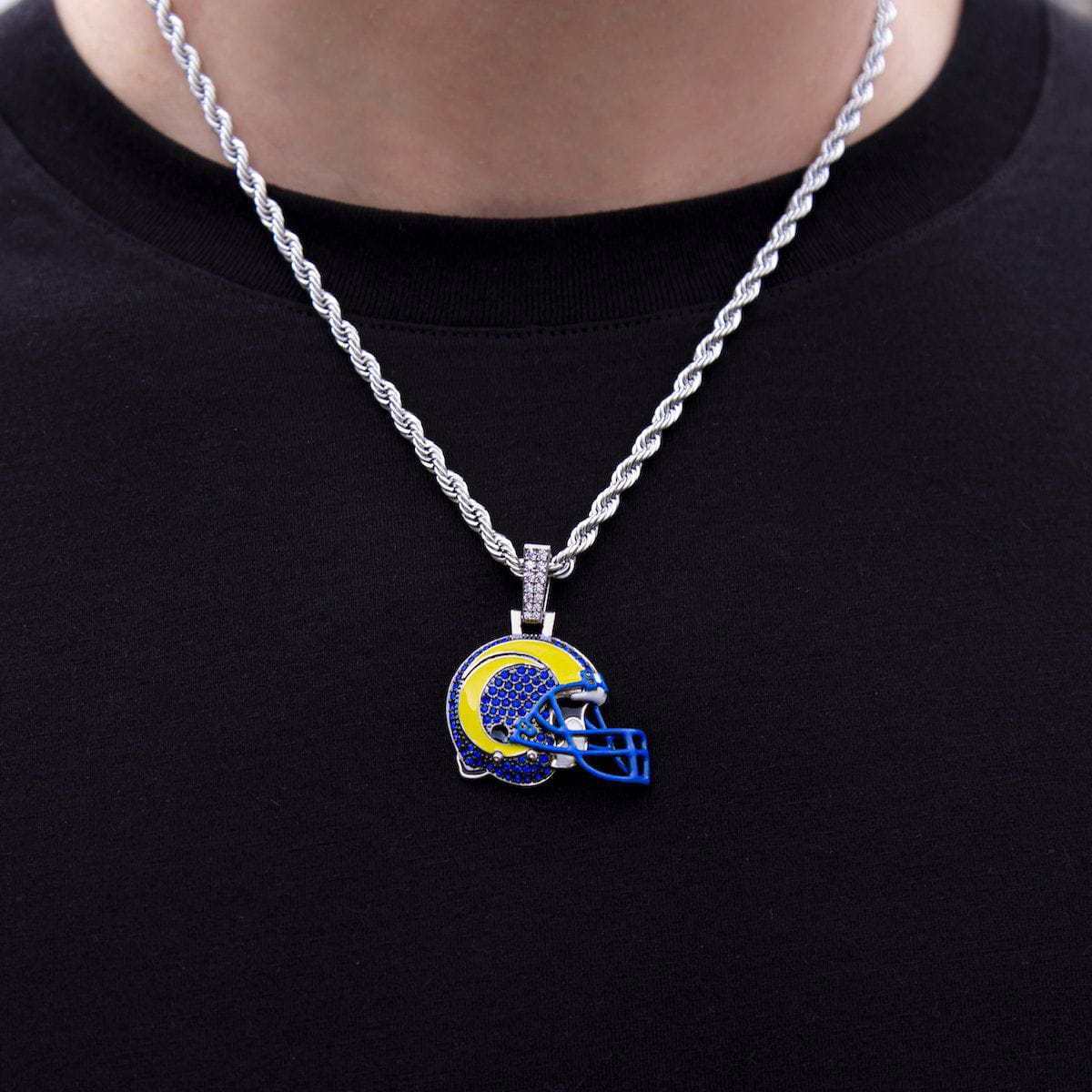 Los Angeles Rams Official NFL Helmet Pendant