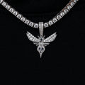 Charlotte Hornets Micro Pendant - White Gold