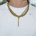 Golf Tee Pendant in Yellow Gold