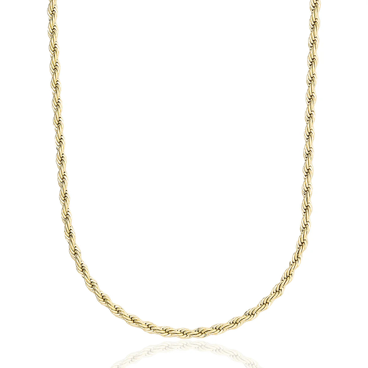 Rope Chain in Yellow Gold- 4mm