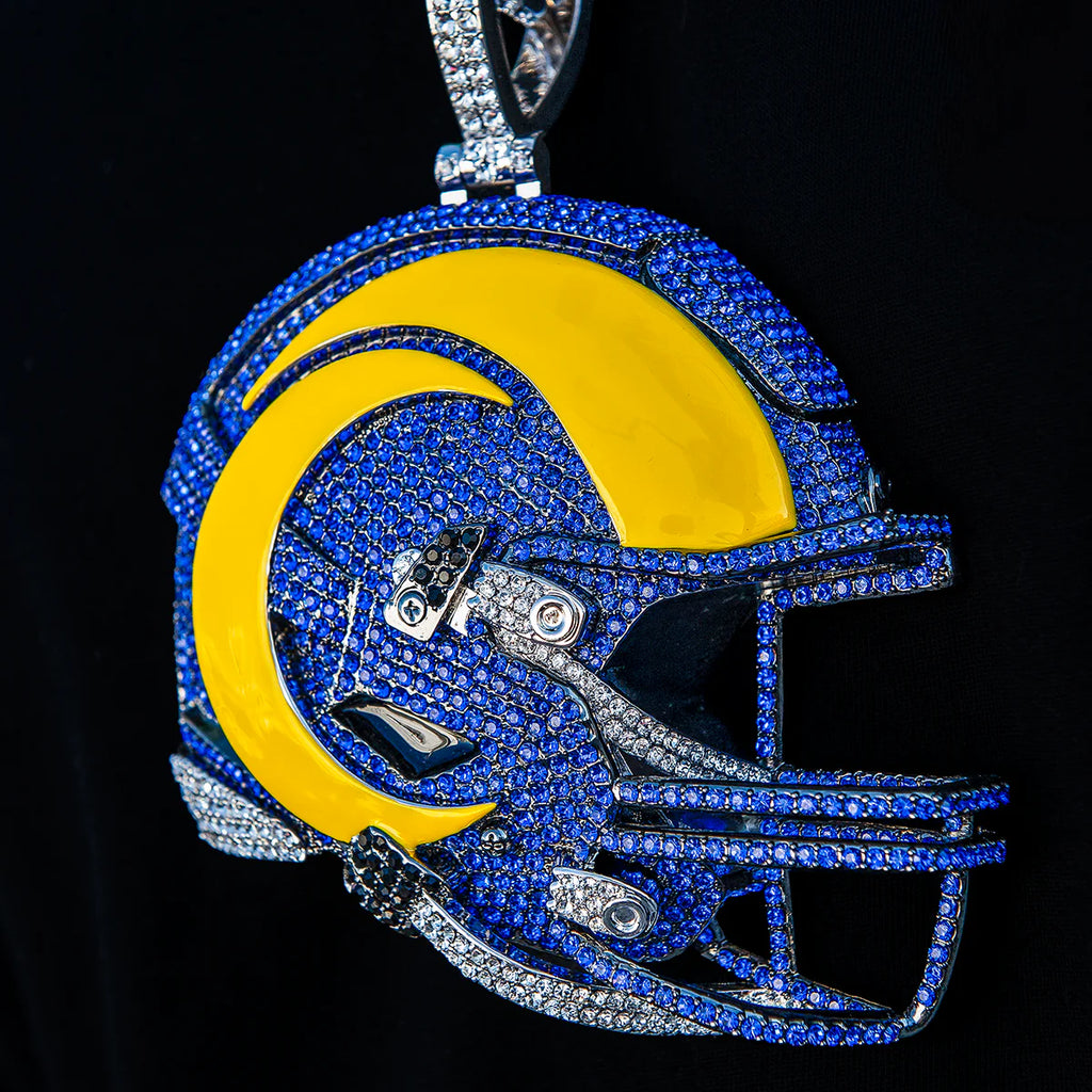 Giant Los Angeles Rams Official NFL Helmet Pendant