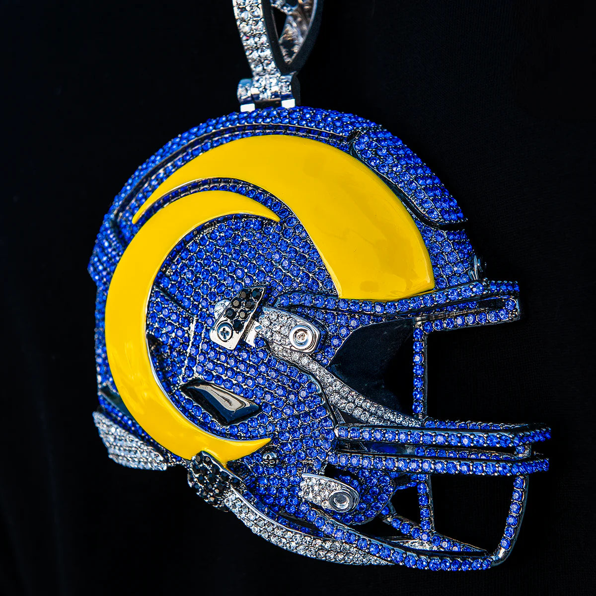 Giant Los Angeles Rams Official NFL Helmet Pendant
