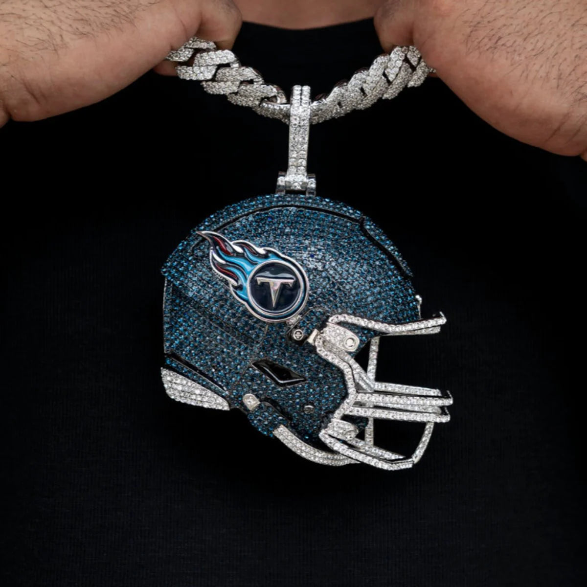 Giant Tennessee Titans Official NFL Helmet Pendant