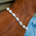 Diamond Cushion Cut Bracelet