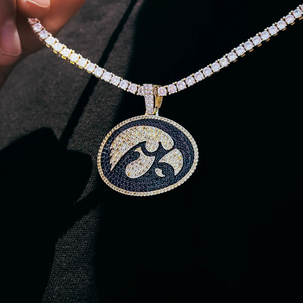Iowa Hawkeyes Official NCAA Logo Pendant