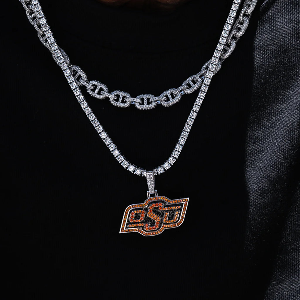 Oklahoma State Cowboys Official NCAA Logo Pendant
