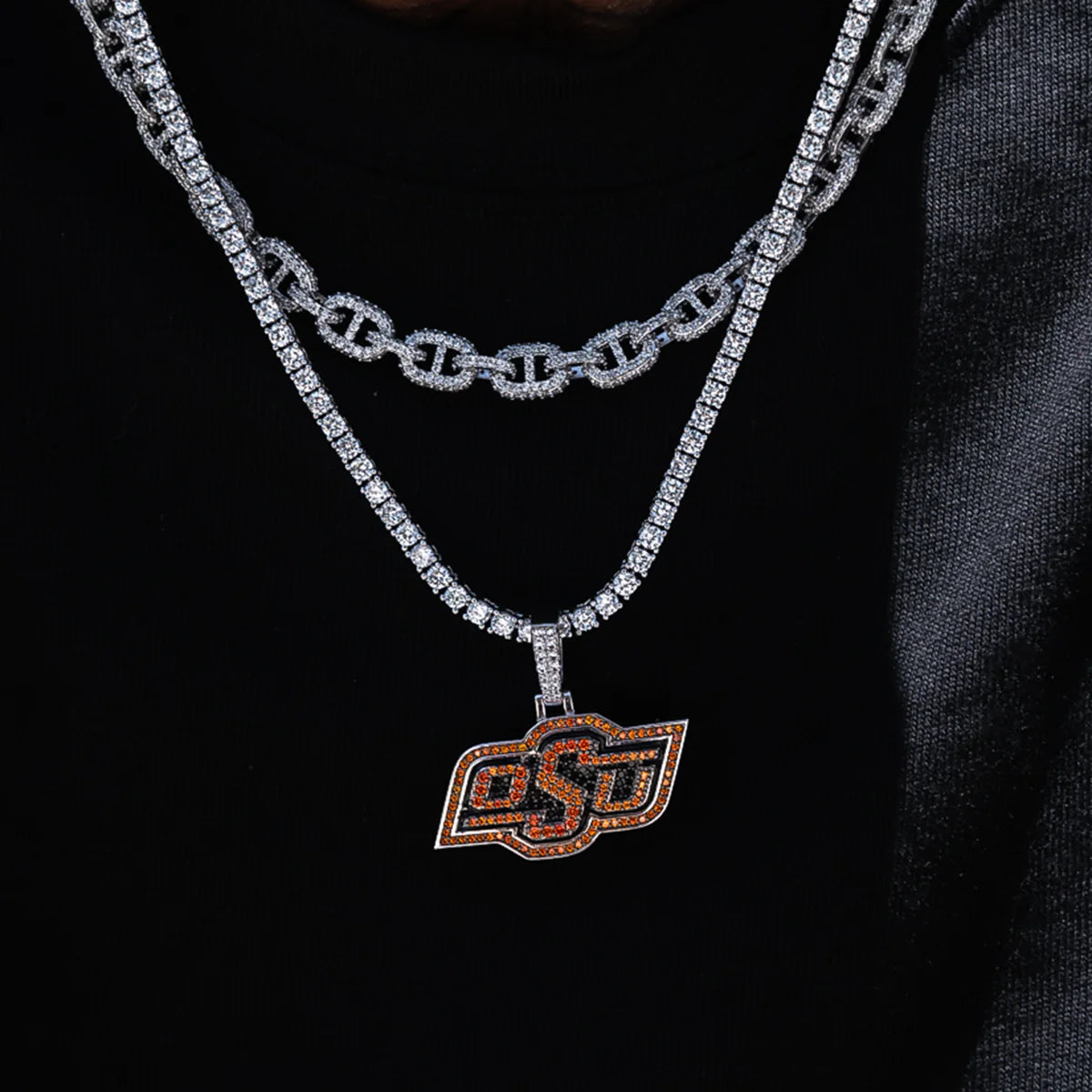 Oklahoma State Cowboys Official NCAA Logo Pendant