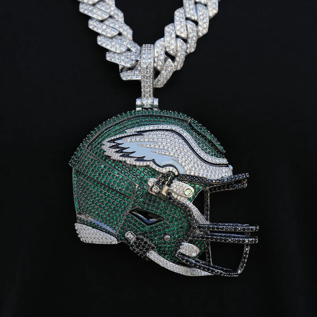 Giant Philadelphia Eagles Official NFL Helmet Pendant