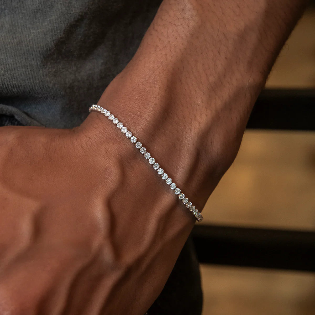 Micro Tennis Chain + Bracelet Bundle in Rose Gold