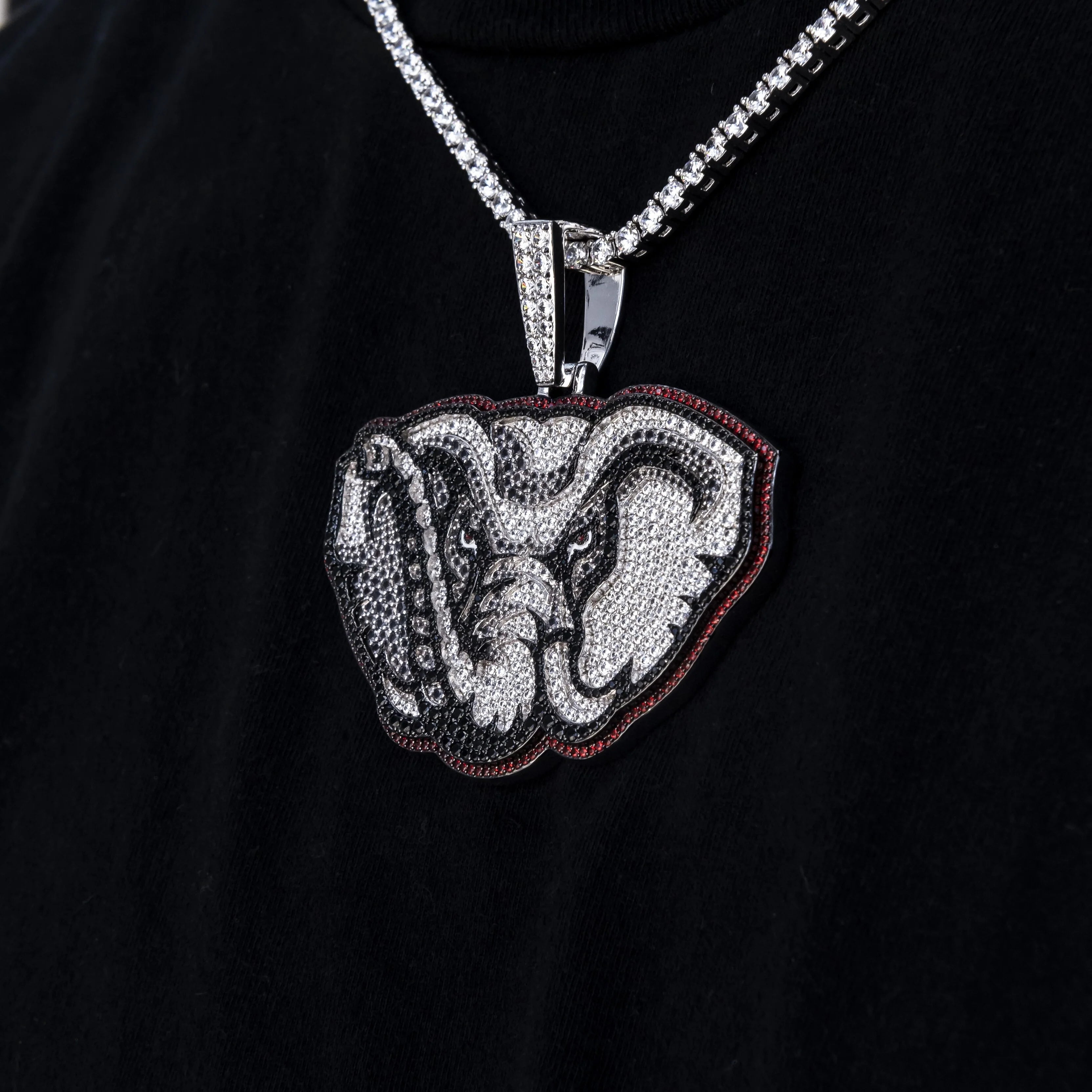 Large Alabama Crimson Tide Official NCAA Mascot Pendant
