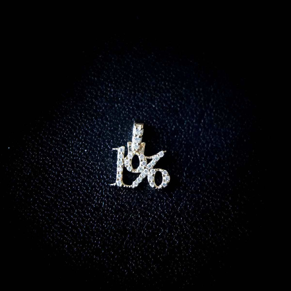 Solid Gold 1% Pendant-VS Diamonds