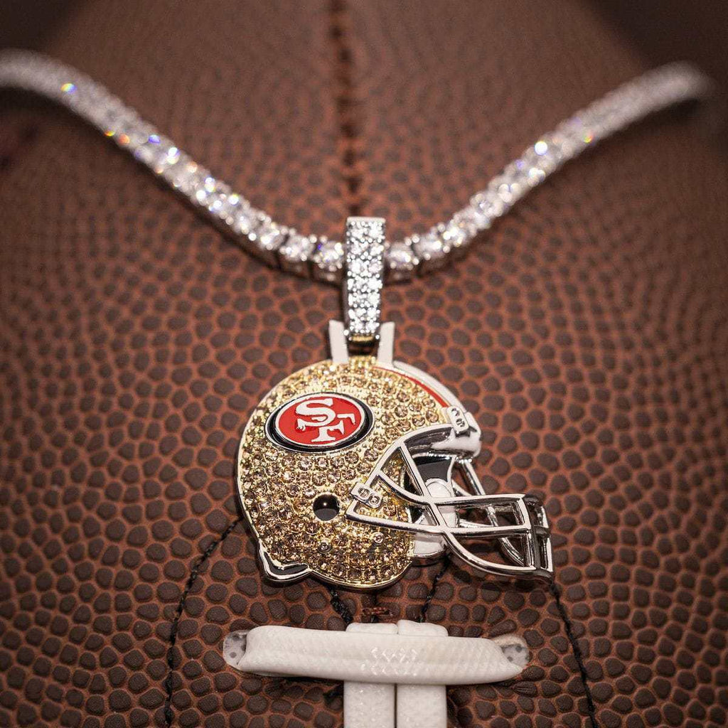 San Francisco 49ers Official NFL Helmet Pendant