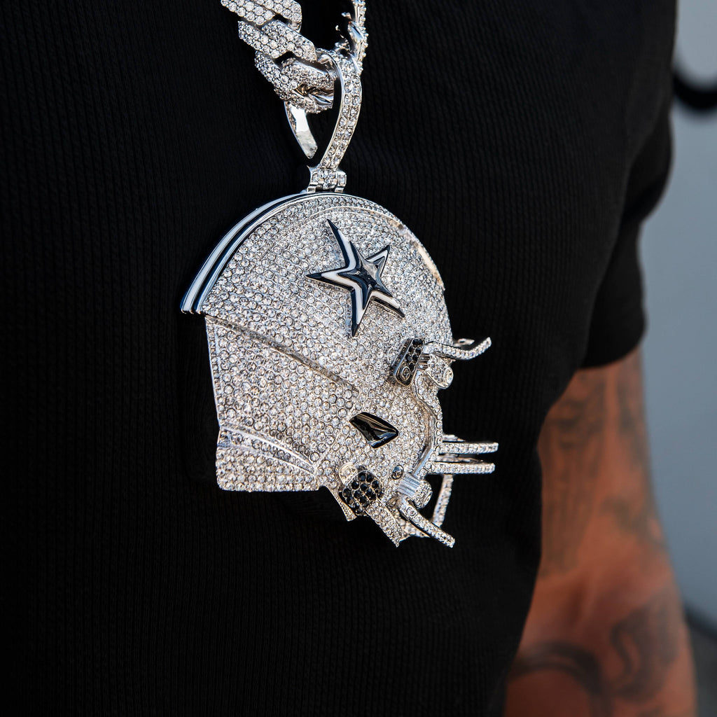 Giant Dallas Cowboys Official NFL Helmet Pendant