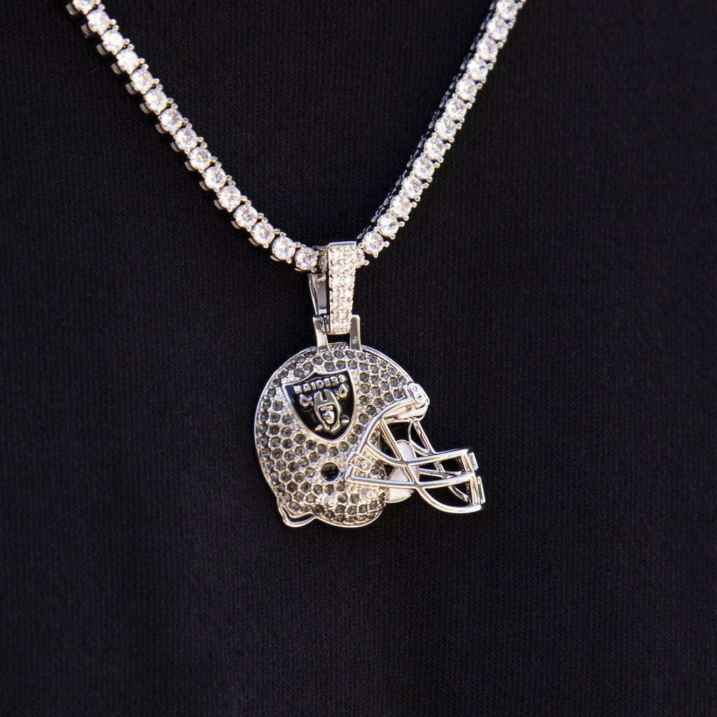 Las Vegas Raiders Official NFL Helmet Pendant