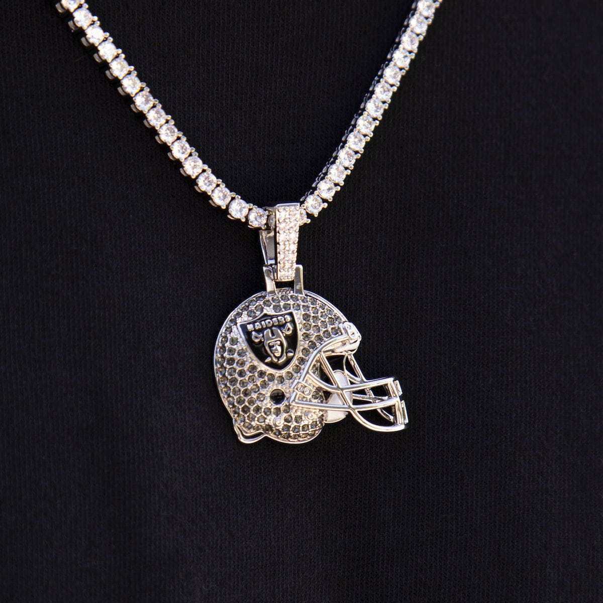 Las Vegas Raiders Official NFL Helmet Pendant