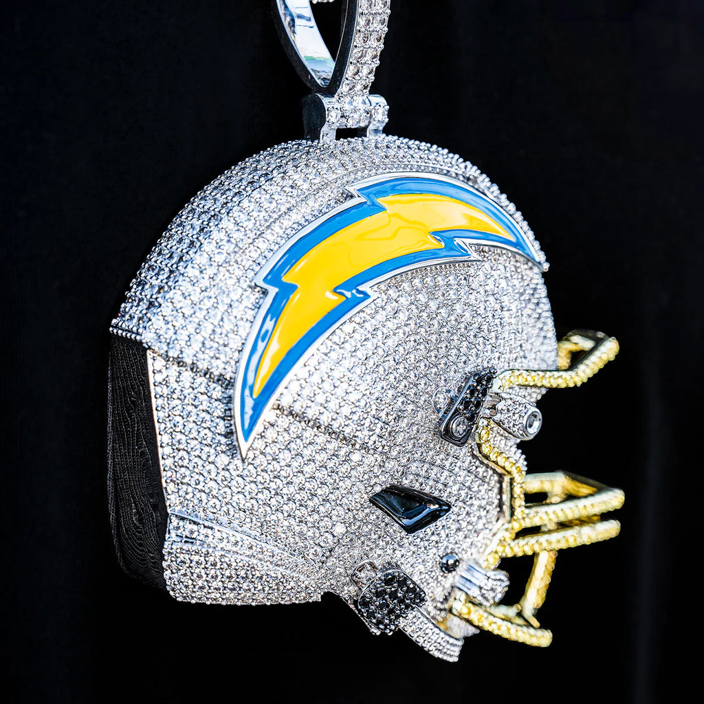 Giant Los Angeles Chargers Official NFL Helmet Pendant