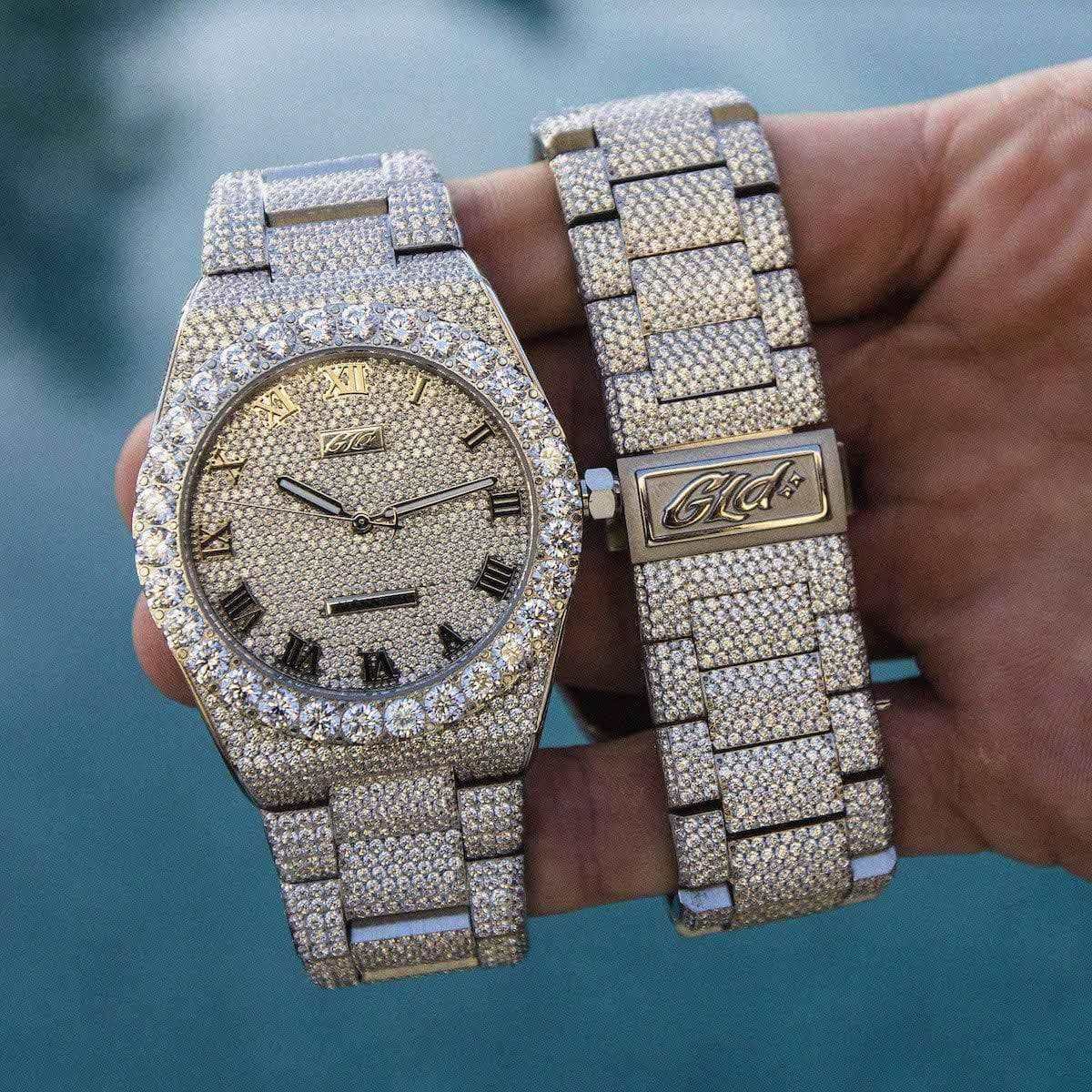 42MM Fully Iced Moissanite Alpha Era® 316
