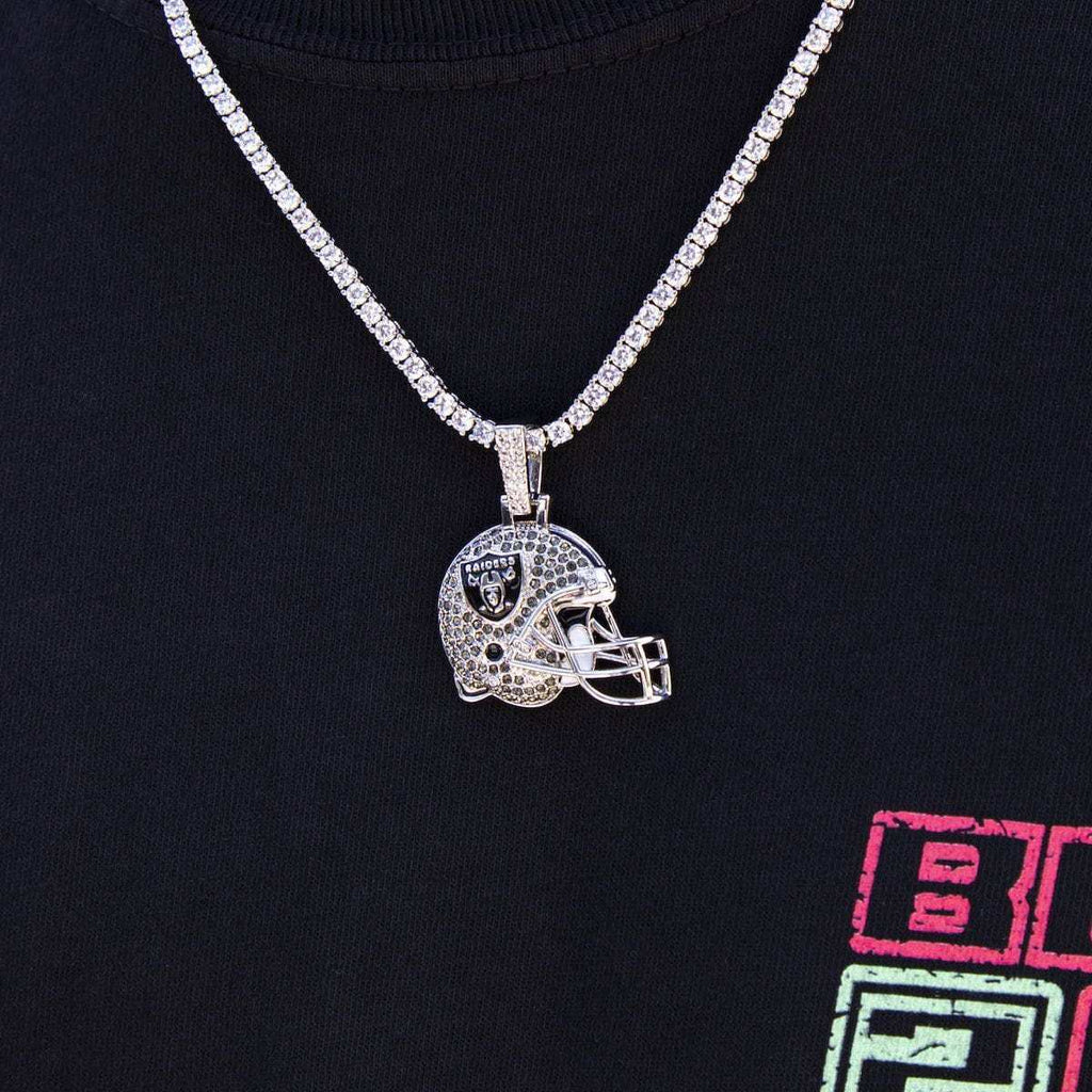 Las Vegas Raiders Official NFL Helmet Pendant