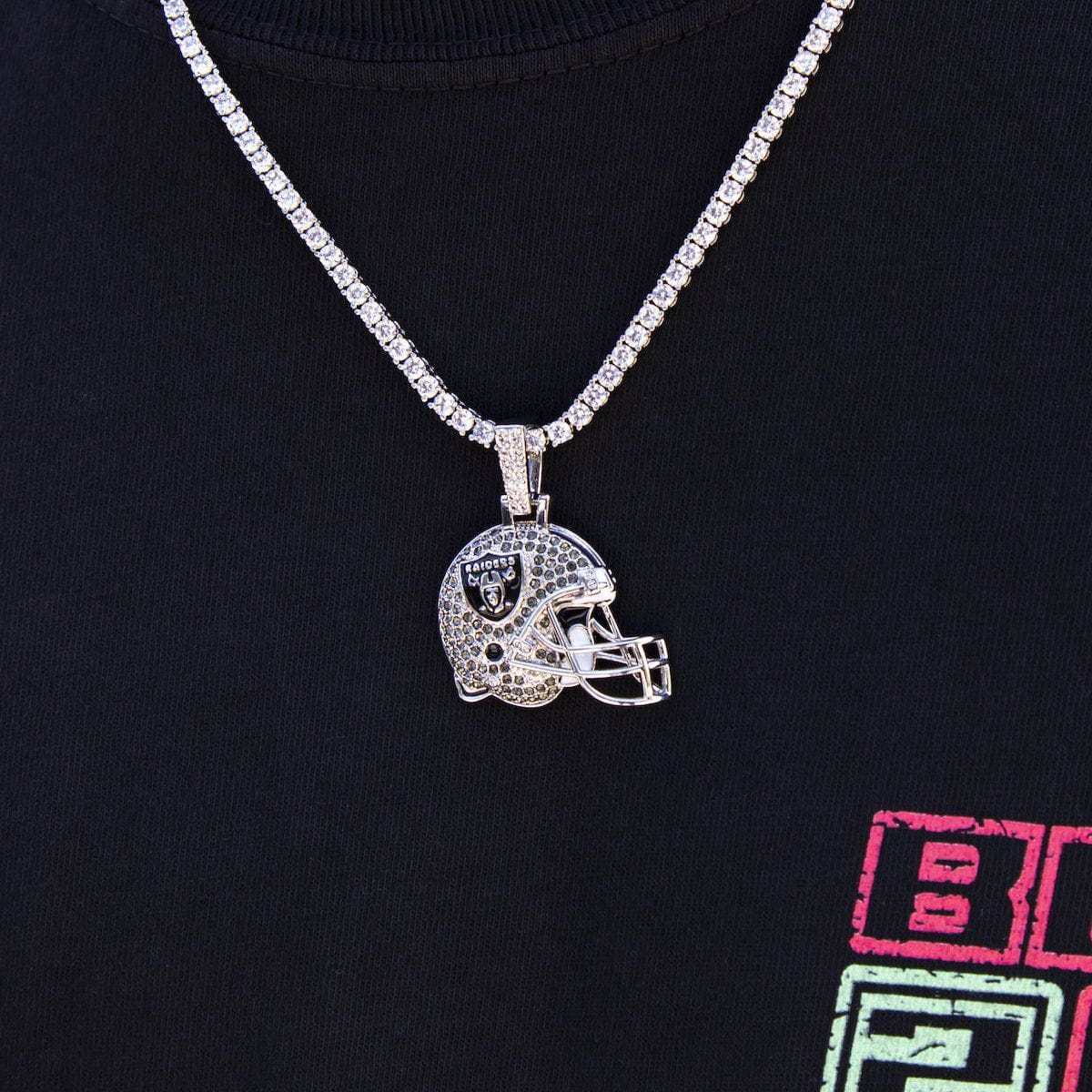 Las Vegas Raiders Official NFL Helmet Pendant