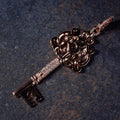 GLD X Bloody Osiris Moissanite Key Clip On in Rose Gold Vermeil