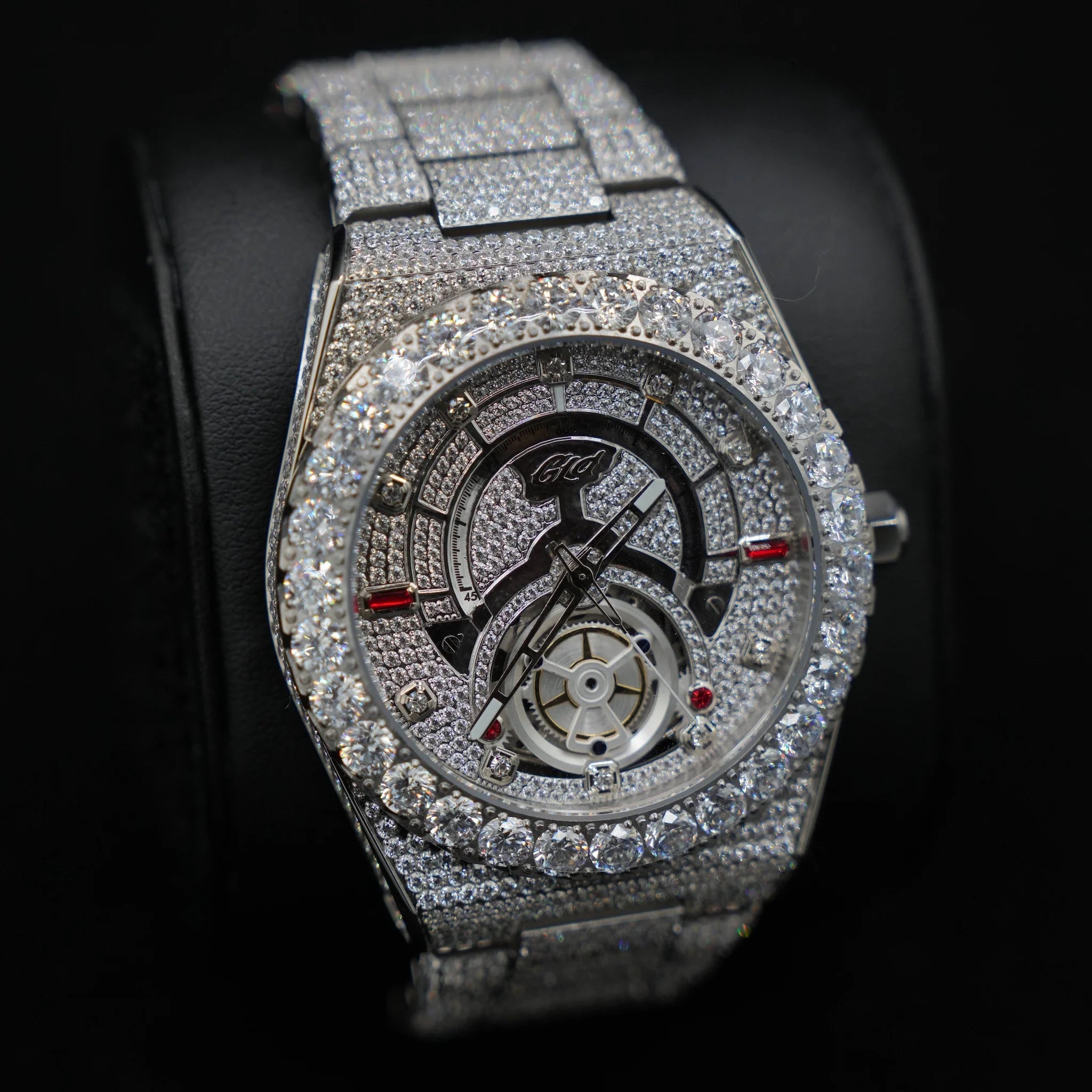 42MM Fully Iced Ruby Accent Alpha Era® 316