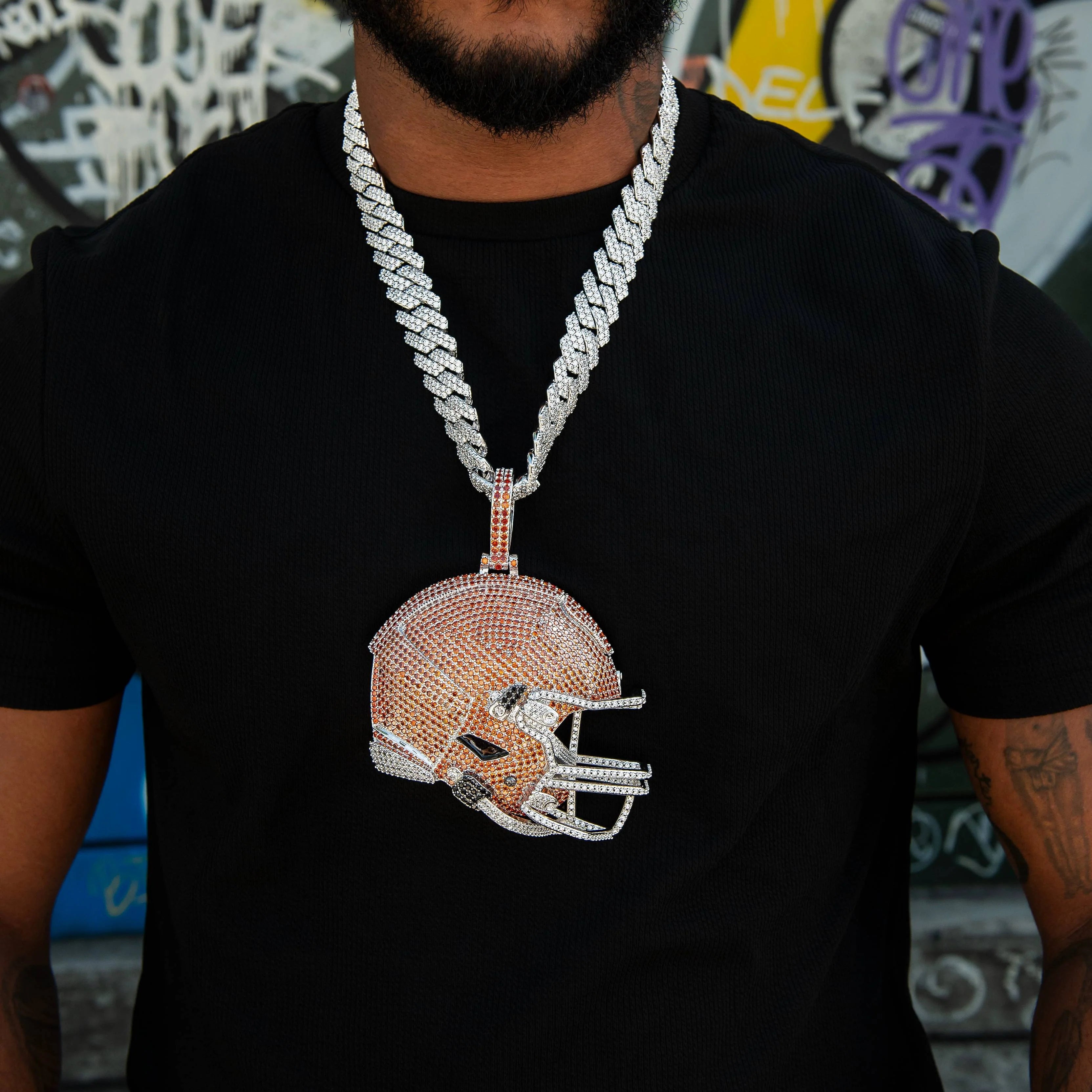 Giant Cleveland Browns Official NFL Helmet Pendant