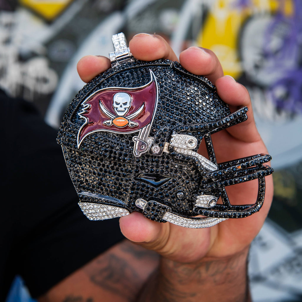 Giant Tampa Bay Buccaneers Official NFL Helmet Pendant